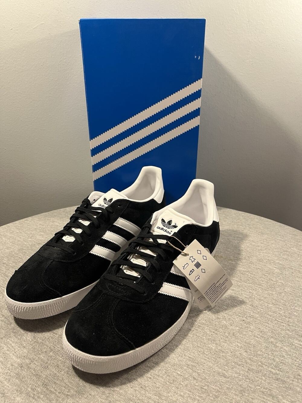 Adidas Gazelle Black White Sneaker Men’s Shoes Size 10.5 BB5476
